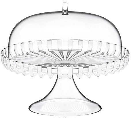 Guzzini - Alzata con campana in bio-based plastic, bianco, Dolcevita