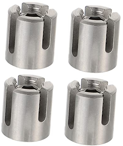 BUGUUYO 4stücke Edelstahl Seilklemmen Praktische Drahtseil Clips Für Garten Kabelbefestigung Und Metallgitter Rostfrei Und Langlebig