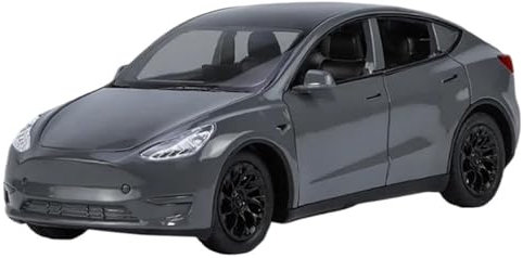 maßstabsgetreues Auto 1:32 Für Tesla Model Y SUV Legierung Auto Modell Simulation Metall Fahrzeuge Auto Modell Mit Sound Und Licht Modellfahrzeug zum Sammeln (Color : D)