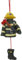 Milageto Weihnachts-Feuerwehrmann-Anhänger, Feuerwehr-Statue, Weihnachtsbaum-Hängeornament für Schlafzimmer, Party, Zuhause, Hochzeit