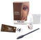 Kit de tinte en crema para cejas y pestañas, kit de tinte para cejas, color marrón oscuro