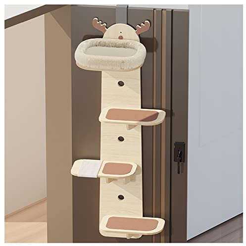 Cat Climber Multi-Level Cat Condo Door Hanging Tree Tower Indoor Home