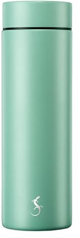 LURCH Mini bottiglia termica con verniciatura a polvere, 300 ml, colore: Salvia scuro