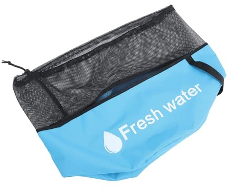 MAGICLULU Waterproof Soft Hose Storage Bag Electrical Cable Organizer for Camping Rv Use Lightweight Oxford Cloth Dirt Protection Blue Rv Accessories