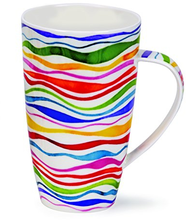 DUNOON Henley Becher aus Knochenporzellan, 600 ml, Spülmaschinenfest, Mikrowellengeeignet