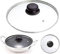 Copper Top Tempered Glass Saucepan Casserole Frying pan Lid (14 cm, 16 cm, 18 cm, 20 cm, 22 cm, 24 cm, 26 cm, 28 cm, 30 cm, 32 cm, 34 cm, 36 cm, 38 cm, 40 cm) Replacement Lids for Pans and Pot (30cm)