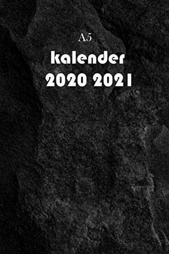 a5 kalender 2020 2021: kalenderbuch 2020 2021/Marmor / kalenderbuch 2021 /Oktober 2020-Dezember 2021/ mini Planer 2020 2021 | 1 Woche auf 2 Seiten | ... Terminplaner Buchkalender Jahresplaner 365 ta