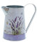 linoows Pflanzenkrug, Dekokrug Lavendel, Krug, Pflanztopf, Blumen Kanne, Schnabelkanne