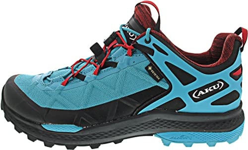 AKU Rocket Dfs GTX Herren-Sneaker, blau/schwarz (Turquoise Black), 43 EU