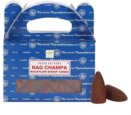Yogabox Rückfluss Räucherkegel Nag Champa