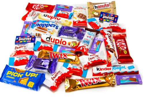Sugar Bros | Riegelbox mit Minis | 32-teilige Snackbox 700g