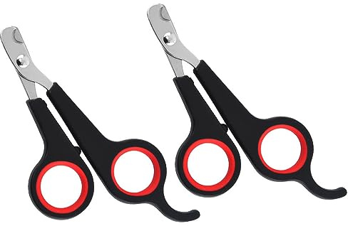 Ciseaux à Ongles Oiseaux,2 PCS Coupe-Ongles pour Chat Coupe-Griffes Professionnel Tondeuse à Griffes Animaux pour Petits Animaux Chiots Hamsters Oiseaux