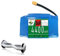 WILLQ 36V 4400mAh Lithium Batterie 36 Volt 4,4 Ah Rollerbatterie mit XT60-Stecker 10S2P Li-Ionen-Batterie 158 W Ersatz-Akku