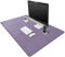VYAAA Schreibtischunterlage Leder, 100 x 60cm Tischunterlage, Multifunktionales Laptop Mousepad, Schreibtischmatte für Büro und Zuhause (Lila)