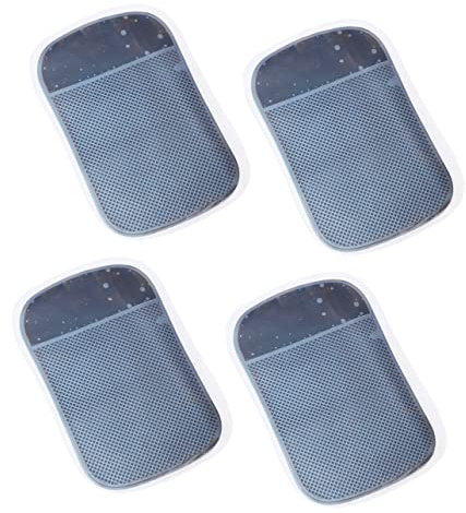 jojofuny 4 Stück Radarwarner für Autos handyhalter antirutschmatte für Handy Auto antirutschmatte rutschfeste Telefonpads Super-Stick-Telefonpads Hohe Temperaturbeständigkeit