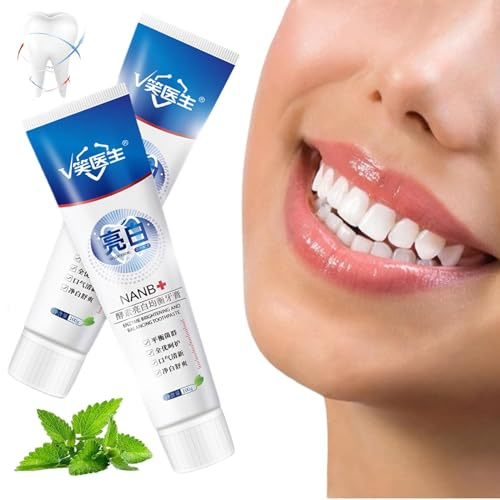 2 Pcs Smile Doctor SP-4 Probiotic Rapid Whitening Toothpaste, 2024 New SP-4 Ultra Whitening Toothpaste, SP-4 Brightening Toothpaste, Stain Removal, Fresh Breath
