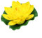 Künstliche schwimmende Lotusblüte, 17,8 cm, große künstliche Seerose für Pads, Teich, Pool, Lotus, Ornamente, perfekt für Garten, Aquarium, Zuhause, Hochzeitsdekoration, 1 Stück, Weiß (gelb)