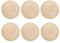 OralGos Abrebotellas con imán simple para nevera, 6 unidades, de madera, redondo, para nevera, abridor de cerveza, decoración magnética