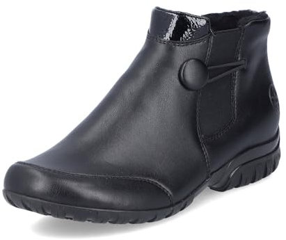 Rieker Bottines L4665 pour femme - Semelle lâche, Noir 00., 38 EU Large
