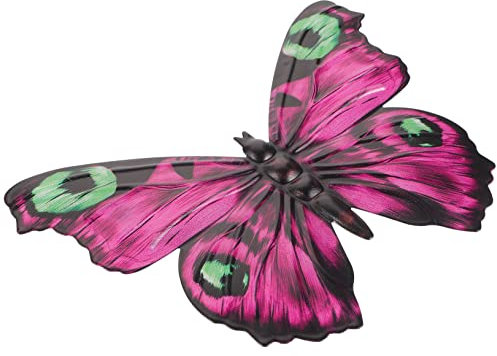 ULDIGI Metall Schmetterling Wanddekor Garten Balkon Terrasse Dekoration Aus Eisen Für Außen Und Innen Schmetterlingskunst Für Wand Und Zaun