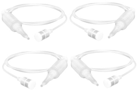 Mikinona 4pcs Pump Siphon Tube Blocking Filter and Front Screen for Fuel and Cooking Oil Extraction