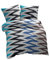 etérea Seersucker Bettwäsche 135x200 cm - bügelfreies Bettwäsche Set mit Kissen - Microfaser Satin nach Oekotex 100 - Reißverschluß - Kariert - 135x200cm + 80x80 cm Kissenbezug - Blau