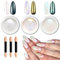 LEDSUUEI Glazed Donut Inspired Nails Mirror Effect Glitters Chrome Nail Powder