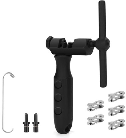 TBoonor Kettennieter Fahrrad,5 Paar Fahrradketten Nieten Fahrradkette Reparatur Set für 5 bis 12-Fach und Singlespeed Ketten,Entfernen und Anbringen Fahrrad Ketten für Mountainbike, Citybike