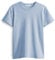 OPUS Damen Kurzarmshirt | T-Shirt SAMUN Slim aus BCI Cotton Mix Oxford Blue, 44
