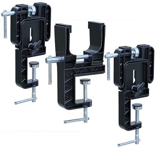 GALLOP Ski Vise - All Metal Tuning and Waxing Adjustable Angle,Ski Snowboard Clamp with Rubber Pads,Stable Ski Snowboard Tuning Vise - Jaw Opens up to 115mm