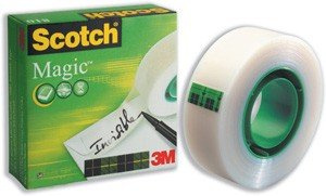 3M Scotch Magic Tape, 25 mm x 66 m - Clear