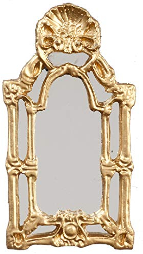 Melody Jane Dolls House Miniature 1:12 Scale Accessory Victorian Baroque Wall Mirror