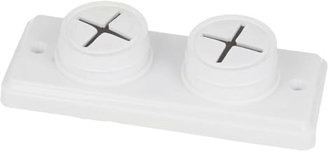 Securit Towel Holder White - Double