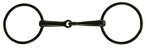 Coronet Icelandic Black Iron Loose Ring Snaffle Bit