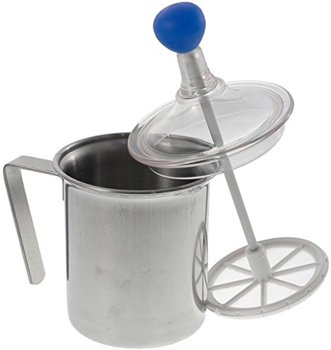 Viscio Trading 74755 Cappuccinatore, Acciaio, Grigio