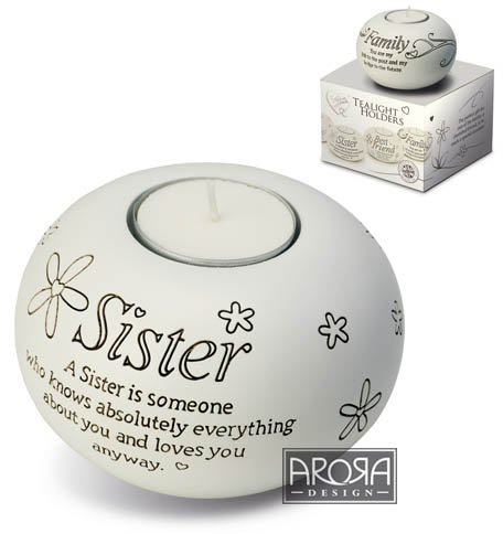 Said with Sentiment 7306 Sentiment Tealight Holder Sister