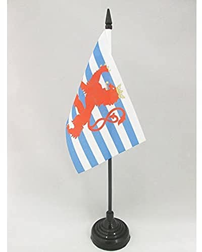 AZ FLAG - Tischflagge Luxemburg Mit Löwen - 15x10 cm - Luxemburgische Tischfahne 10 x 15 Cm - Flaggen
