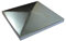 Couvre pilastre 120x120mm inox chapeau couvre poteau à souder