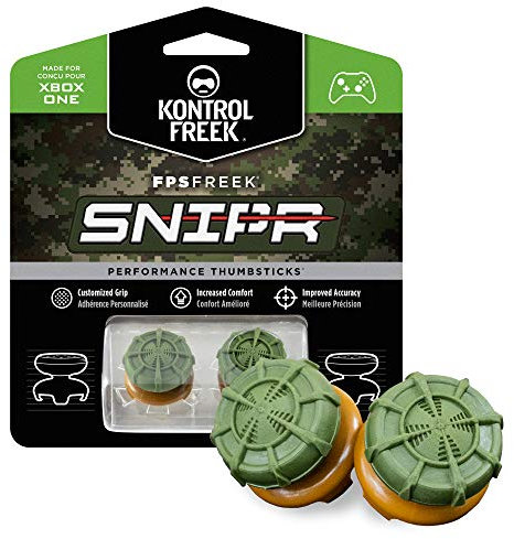 KontrolFreek FPS Freek® SNIPR per Xbox One Controller | 2 Performance Thumbsticks | 2 Alti Convessi | Verde
