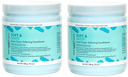 Aunt Jackie's Mädchen-weiche und Sassy SuperDuper Enthärtung Conditioner 15 oz (2er Pack)