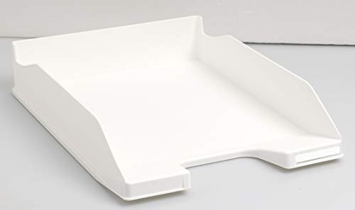 Exacompta 11313D 6er Pack Premium Briefablage Combo Midi DIN A4. Ideale Briefkörbe für Ihre Organisation. Robuste und stapelbare Ablagekörbe weiß