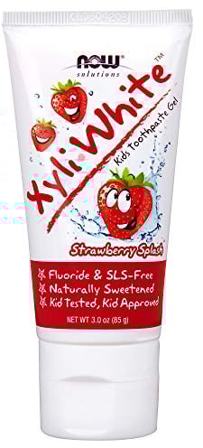 Now Foods Kids' Xyliwhite Strawberry Splash Toothpaste Gel, 85 g
