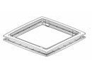 Vortice Quad Medio Ceiling Kit - 22492 by Vortice