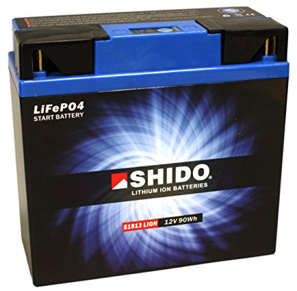 SHIDO 51913 LION S batteria al litio, Ion Blue (prezzo incluso EUR 7,50 pegno)