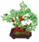 Feng Shui Glücksbaum 25 cm Geldbaum Bonsai Pfennigbaum Handarbeit Stein braun