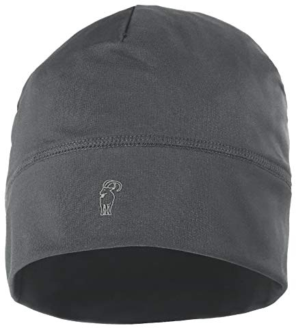 ALPIDEX Running Mütze Sportmütze Laufmütze Damen Herren Funktionsmütze One Size Thermo Kopfbedeckung Radfahren Winddicht Atmungsaktiv Skull Cap Fahrrad Unterziehmütze Unisex, Farbe:Grey