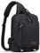 S-ZONE Sling Backpack for Men with Chest Pocket 13 Shoulder Bag Shoulder Bag Shoulder Bag Backpack, dark grey, M, One size