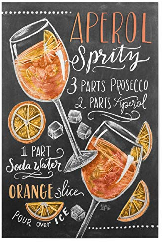 artboxONE Poster 45x30 cm Cocktails Typografie Aperolspritz - Bild Aperolspritz Aperol Aperolspritz