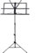 keepdrum MUS2 BK Notenstaender Noten-pult Schwarz + keepdrum Trage-Tasche