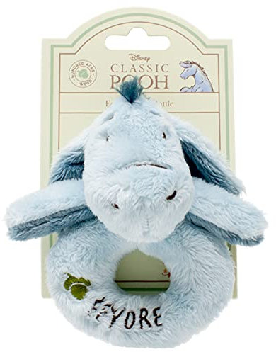 Rainbow Designs Classic Eeyore Ring Rattle, White